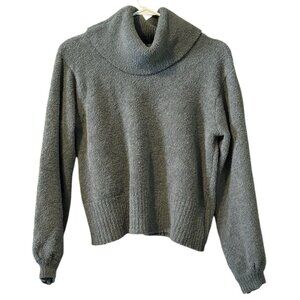 Ruby Moon Anthropologie Sweater Women Size Medium Chunky Knit Cowl Neck‎ Cropped